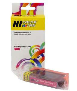 Картридж HP CD973AE/№920XL для OfficeJet 6000/6500/7000, пурпурный, Hi-black