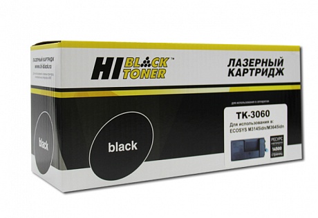 Тонер-картридж Kyocera TK-3060 для Ecosys M3145idn/M3645idn, 14,5K Hi-Black