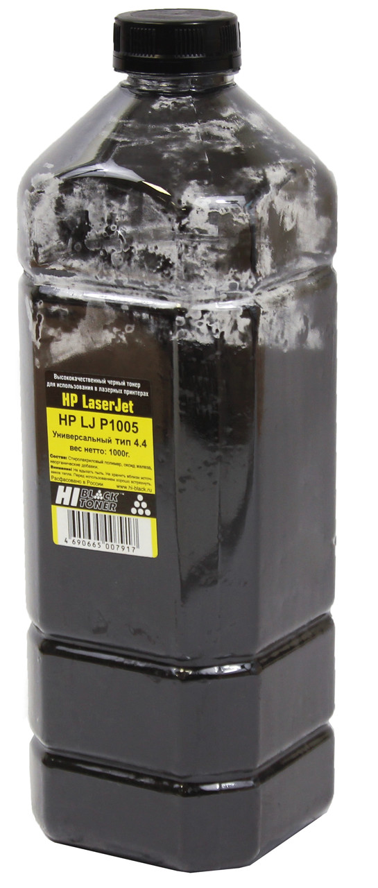 Тонер HP LJ P1005/ P1505/ P1560/ P1606/ P1566/ P1102, тип 4.4, 1кг, кан., Hi-Black