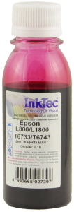 Чернила Epson L800/ L1800 (T6736/ T6746) (E0017), 100мл (ориг.фасовка), LightMagenta, InkTec