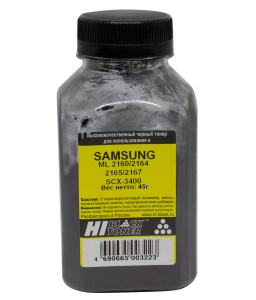 Тонер Samsung ML 2160/2165/2167/2950, SCX-3400, 45г, банка, Hi-Black