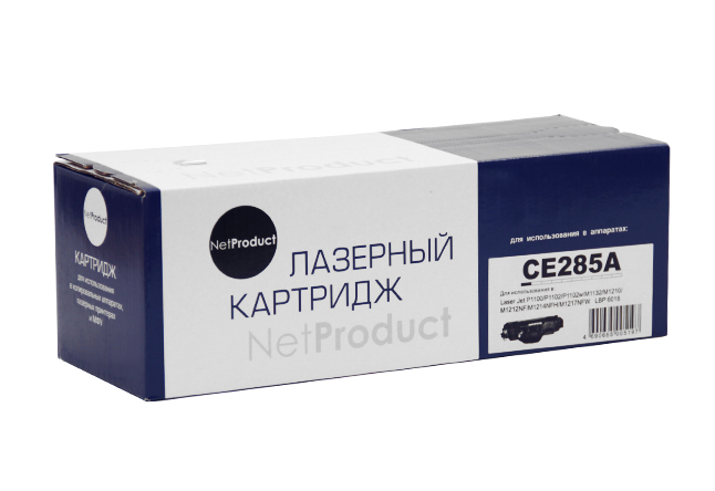 Картридж HP CE285A/ Canon 725 для LJ P1102/P1120W/M1212nf/M1132MFP, 1,6K, NetProduct