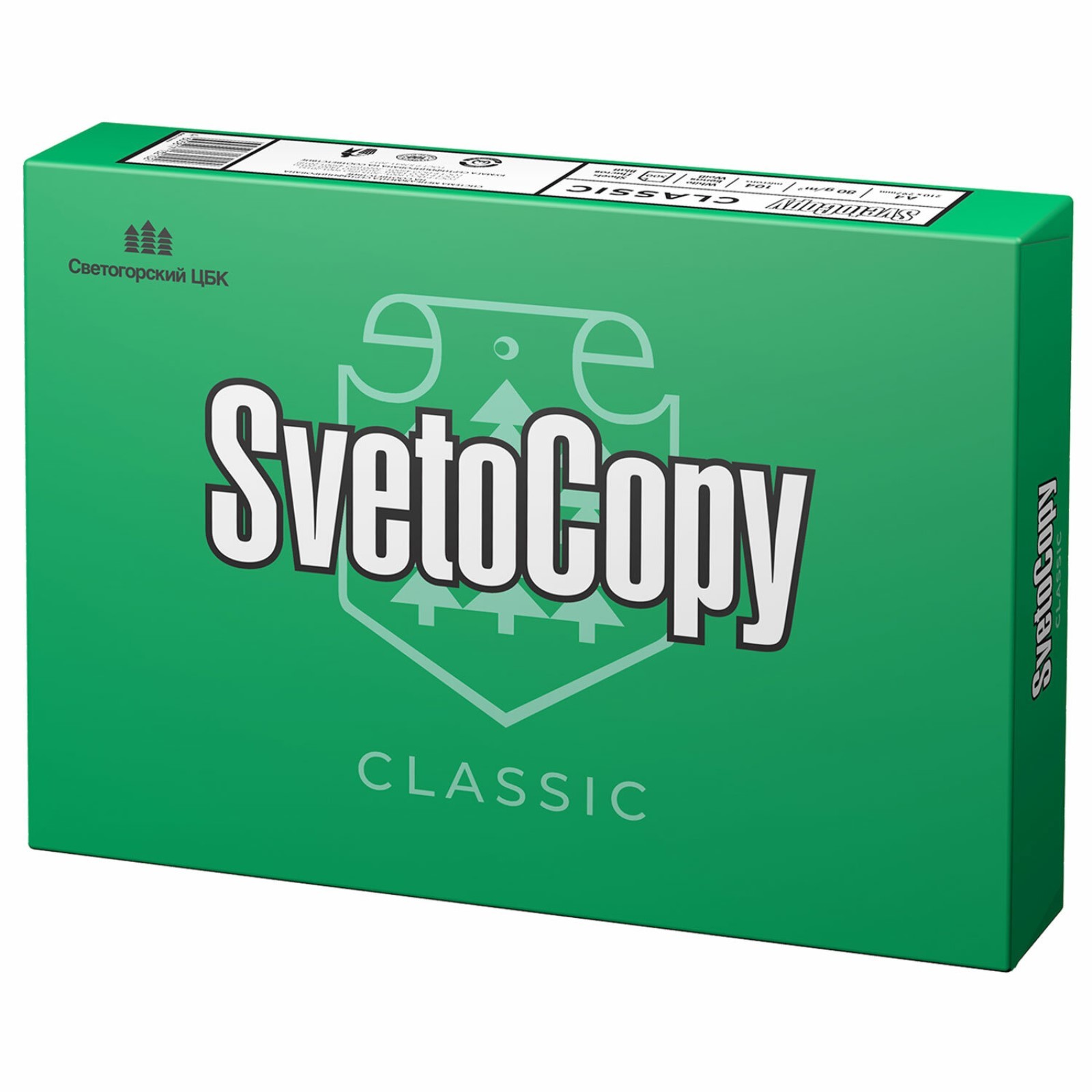 Бумага Sveto Copy, A4, 80г/м2, 500л  