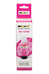 Контейнер с чернилами Epson 108 для L8050/ L18050, Magenta, 70ml, Hi-Black