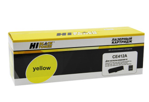 Картридж HP CE412A CLJ M351/M375/ M451/M475, жёлтый, 2,6K, с чипом, Hi-Black