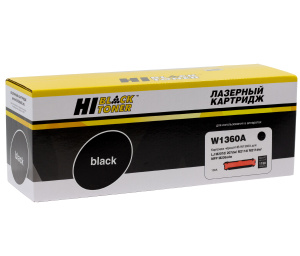 Картридж HP W1360A (с чипом) для LaserJet M207d/ 207dw/ M211d/ M211dw/ MFP M236sdw, 1,15K, Hi-Black
