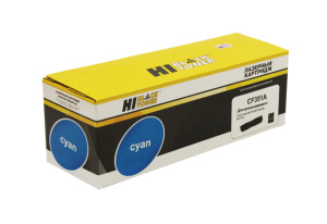 Картридж HP CF351A, M176N/M177FW, голубой, 1K, с чипом, Hi-Black