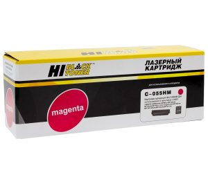 Картридж Canon 055HM (без чипа) для LBP-663Cdw/664Cx/ MF742Cdw/744Cdw/746Cx, Magenta, 5,9K Hi-Black