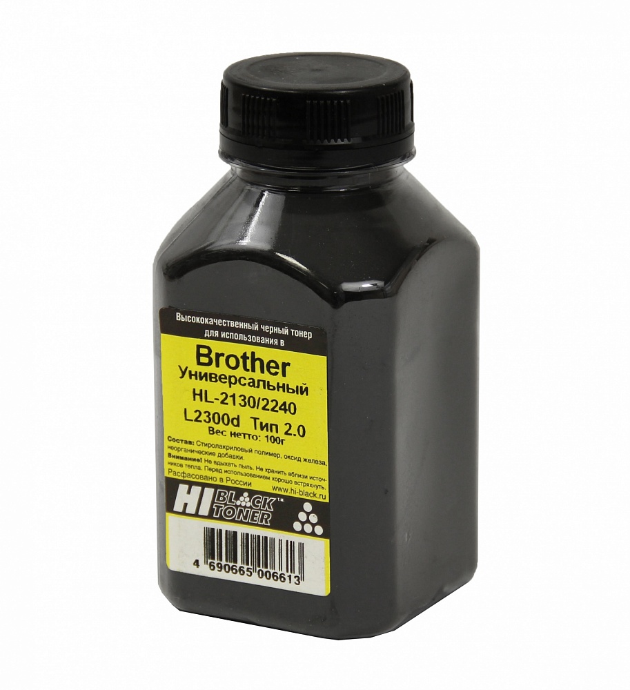 Тонер Brother HL-2130/2240/L2300d (TN-1075/TN-2135/TN-2090/TN-2275), тип 2.0, 100г, бут., Hi-Black