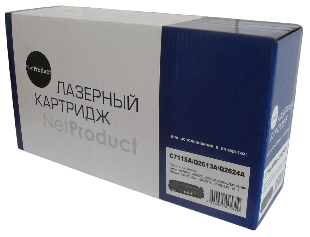 Картридж HP C7115A/Q2624A/Q2613A  для HP LJ 1200/1300/1150, 2.5K, NetProduct