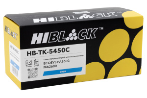 Тонер-картридж Kyocera TK-5450C для ECOSYS PA2600/MA2600, Cyan, 3,2K, Hi-Black