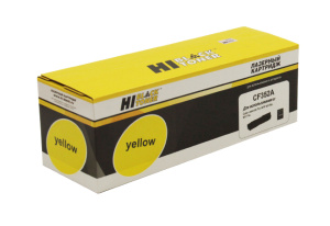 Картридж HP CF352A, M176N/M177FW, жёлтый, 1K, с чипом, Hi-Black