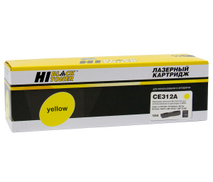Картридж HP CE312A для CP1025/ M175/275/ Canon 729, желтый, 1K, с чипом, Hi-Black 