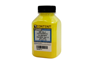 Тонер HP CLJ CP1215/ CM1312/ Pro 200 M251/ mfp M276, Тип 1.2, Yellow, 45 г, банка, Content