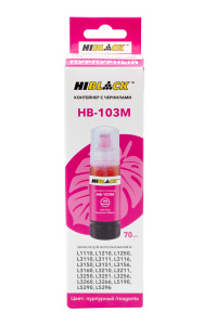 Контейнер с чернилами Epson 103M / C13T00S34A для  L3100/3101/3110/3150, Magenta, 70ml, Hi-Black