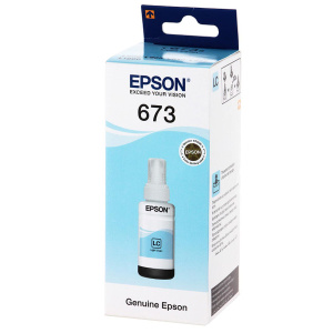 Контейнер с чернилами Epson L800/805/ 810/850/ 1800, 70 мл, Light Cyan, оригинал