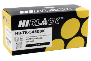 Тонер-картридж Kyocera TK-5450Bk для ECOSYS PA2600/MA2600, Black, 4,1K, Hi-Black