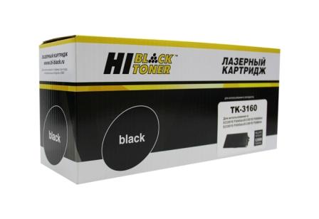 Тонер-картридж Kyocera TK-3160 для ES P3045dn/ P3050dn/ P3055dn, 12,5K, Hi-Black