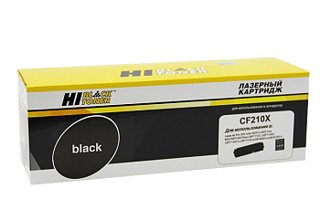 Картридж HP CF210X для HP CLJ Pro M251/MFPM276/ Canon 731H, 2,4K, черный, Hi-Black